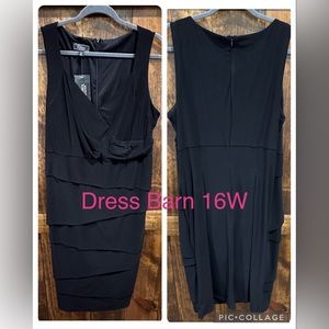 Dress Barn little black dress - slimming w/tummy control. Size 16W